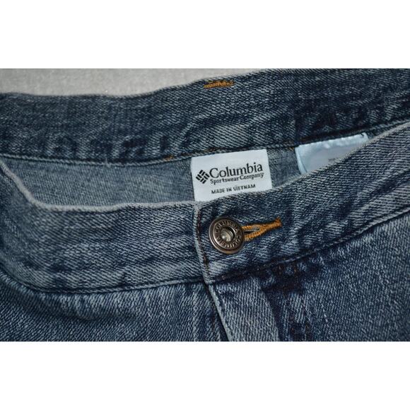 Columbia Jeans Size 38 X 30 Mens Baggie Straight Fit Blue Cotton Denim - Picture 6 of 10